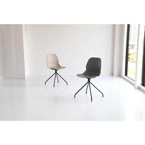 aven チェア02スチール ベージュ