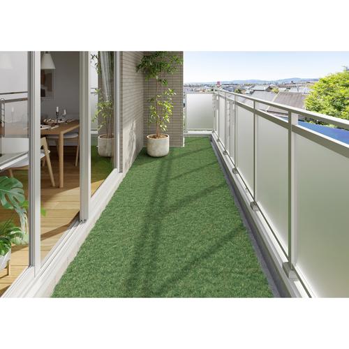 人工芝タイルデッキ