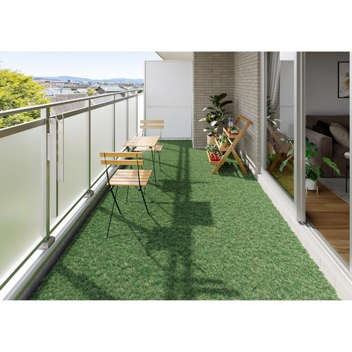 人工芝タイルデッキ