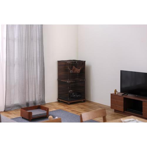 ファニチャースタイルケージ2段 ウォールナット