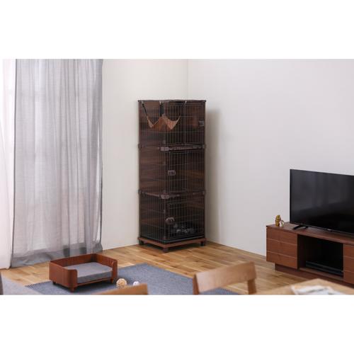 ファニチャースタイルケージ3段 ウォールナット