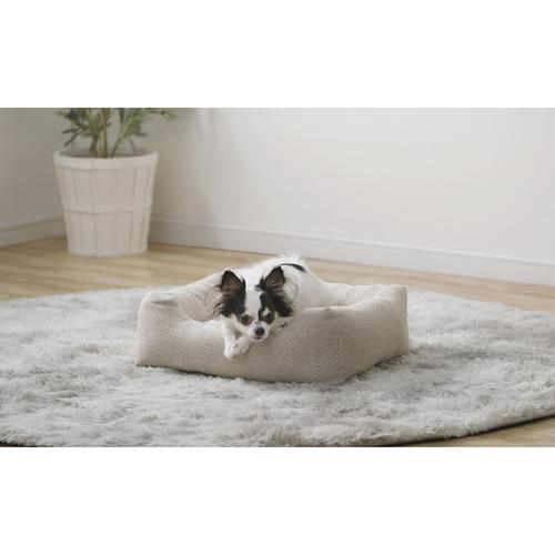 ツイードスタイルベッド アイボリー