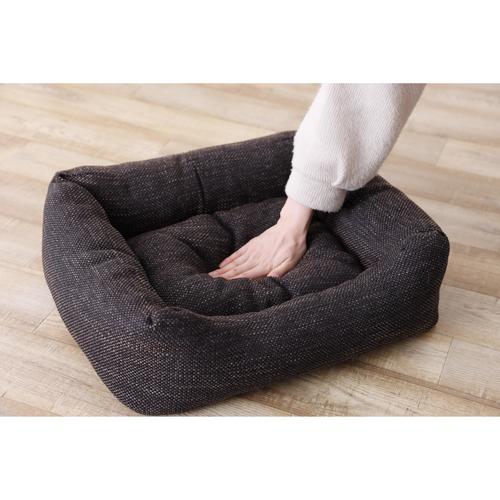 ツイードスタイルベッド ブラウン