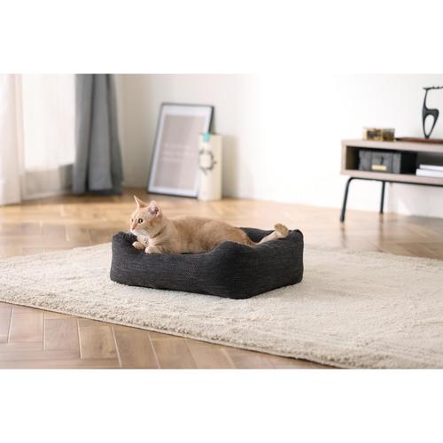 ツイードスタイルベッド ブラウン