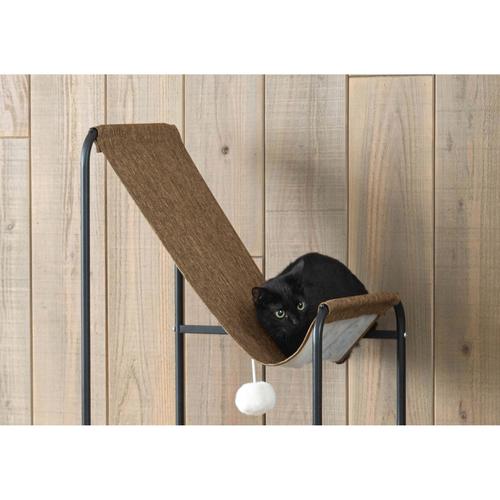 キャットウッディシェルフ 130 ブラウン