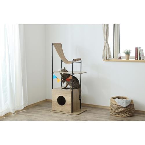 キャットウッディシェルフ 130 ブラウン