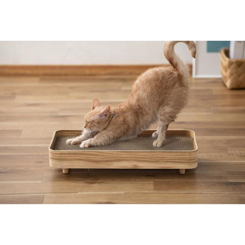 プライウッド爪とぎケース ナチュラル