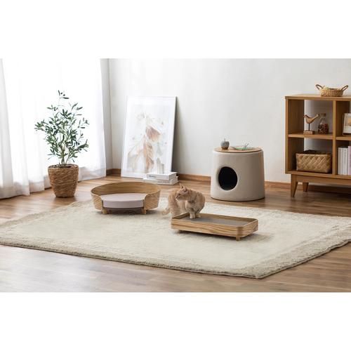 プライウッド爪とぎケース ナチュラル