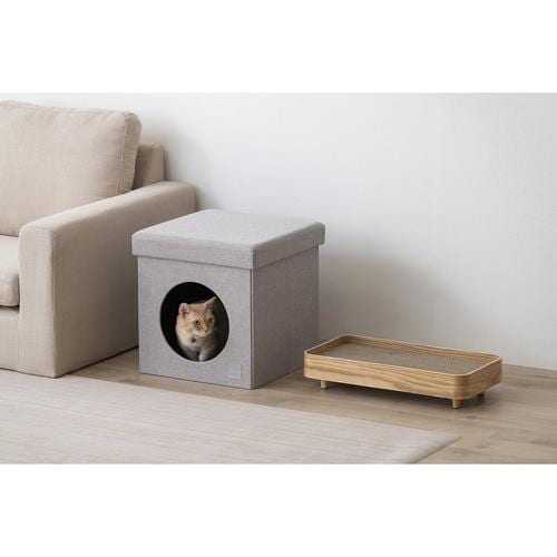 プライウッド爪とぎケース ナチュラル