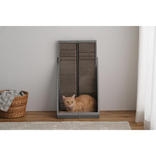 やすり付き爪とぎ ブラウン