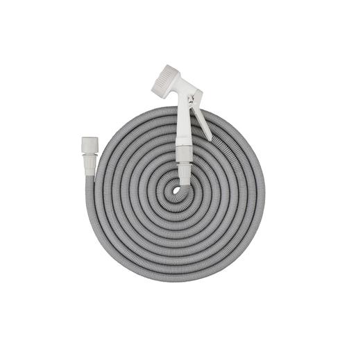 伸縮ホースポータブルセット 15m ライトグレー