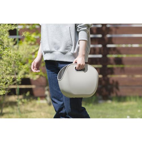 伸縮ホースポータブルセット 15m ライトグレー