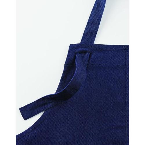 胸当てエプロンFK7190ネイビーF