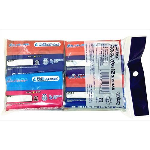 ポケットティシュ ポケモン12コパック 10個