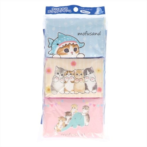 mofusandポケットティシュ9コパック×8