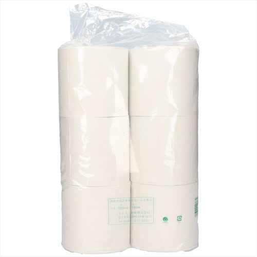 業務用芯なしトイレットペーパー180mS6R×6