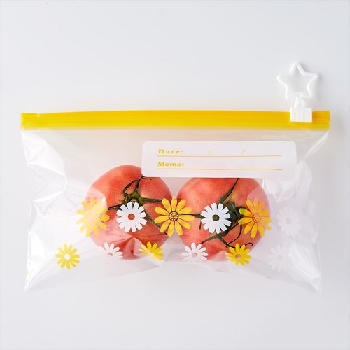 チャーム付スライダー式チャック袋S/20枚入×6