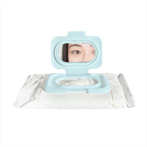 抗菌ビタットミニ ミラー付 ライトブルー×10