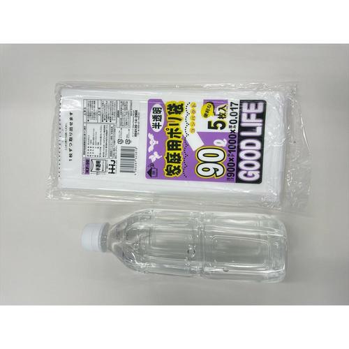 コンパクトポリ袋 半透明 5枚 KF90×10