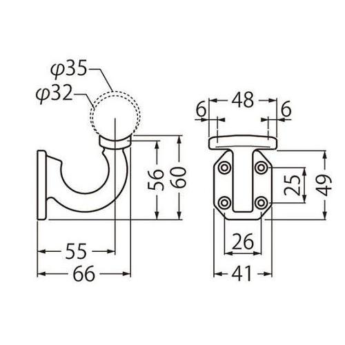BR−181フレージュブラケットL受