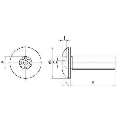 三価ブラックTRXタンパープルーフ トラ