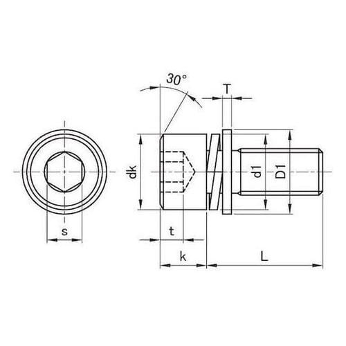 BK ステンCAP I=3 3×8 (1