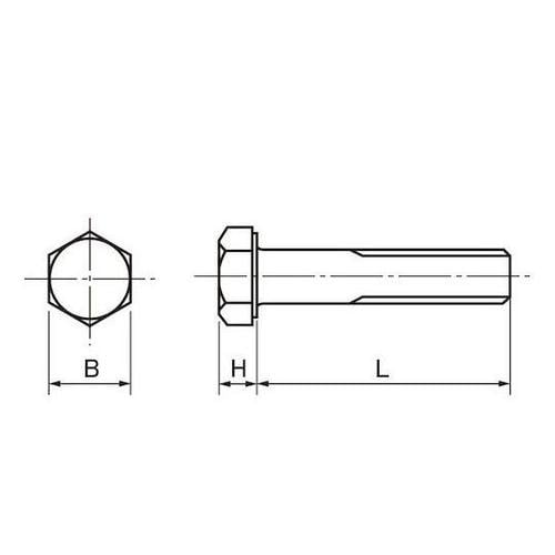 ユニクロ 六角ボルト(UNC G−5 3