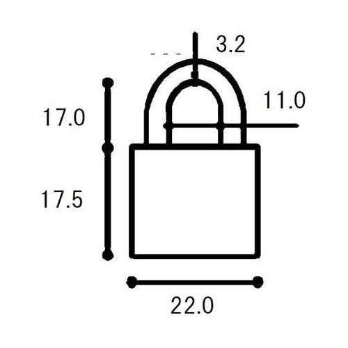 1−027 マスコット錠