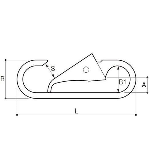 CF−80チェーンフックステンレス6mm