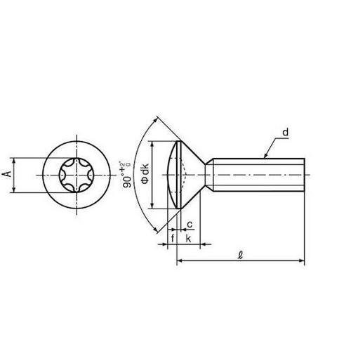 ステン TRX丸皿小 4×20 (500