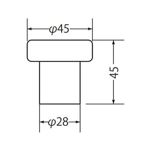 RA−3ラジアル戸当り床付45ゴールド