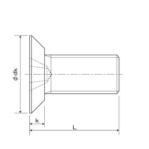ステン(+)皿小アンダ−カット 4×10