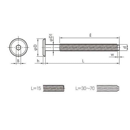 ニッケル JCB−B(六角穴D16 6