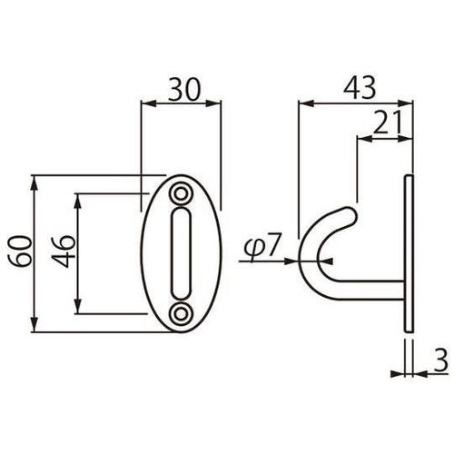 ST265 ダエンフックU形ソフトミラー