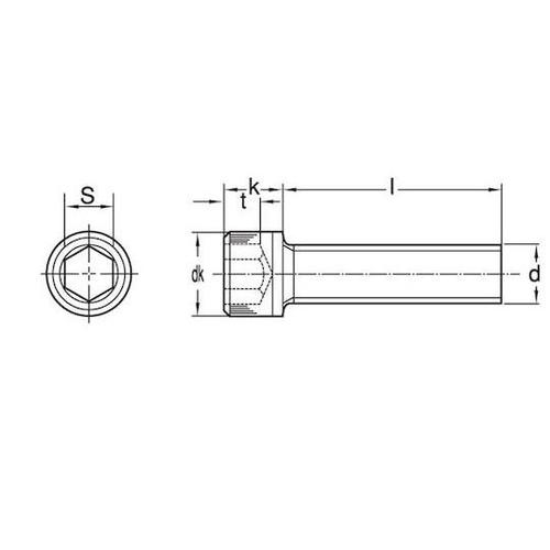 ステンCAP(左ねじ 16×50 (25