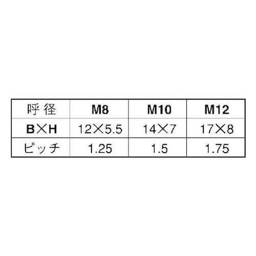 7マークBT(小形 全ネジ 10X25