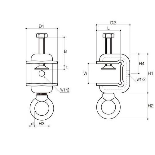 KS−5B KSクランプドブメッキ