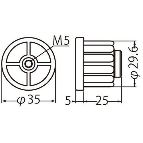 BR−35FP 打込ナット35径用