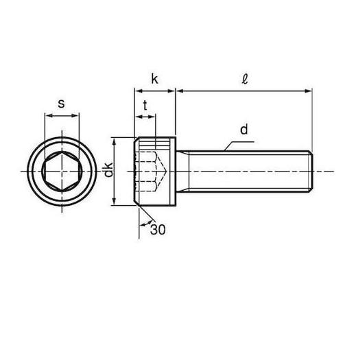 CAP(全ネジ 細目P1.5 16×90
