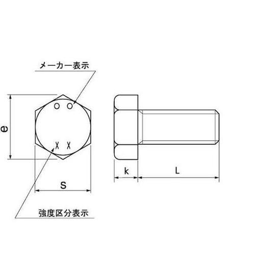 クロメート 8.8 六角ボルト(小形 全