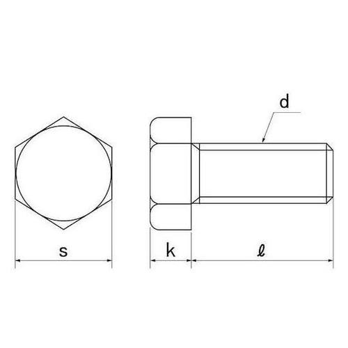ステン 六角ボルト 全ネジ 輸入品 台湾