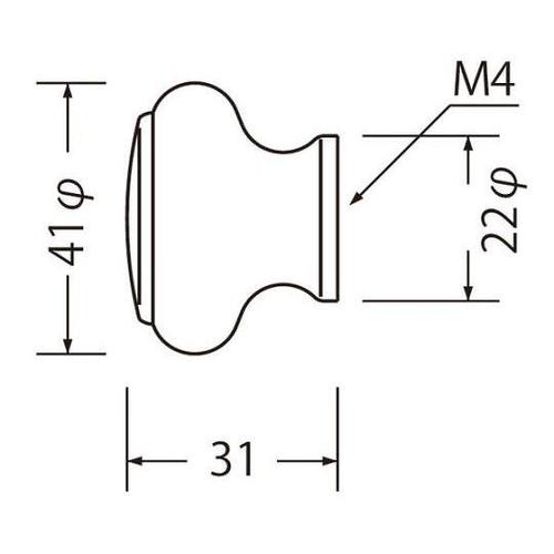 KW−19 エジンバラツマミダークオーク