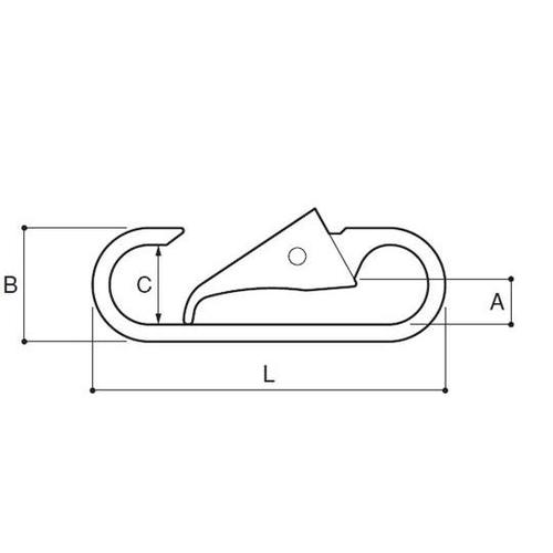 CF−80E ブロンズチェーンフック