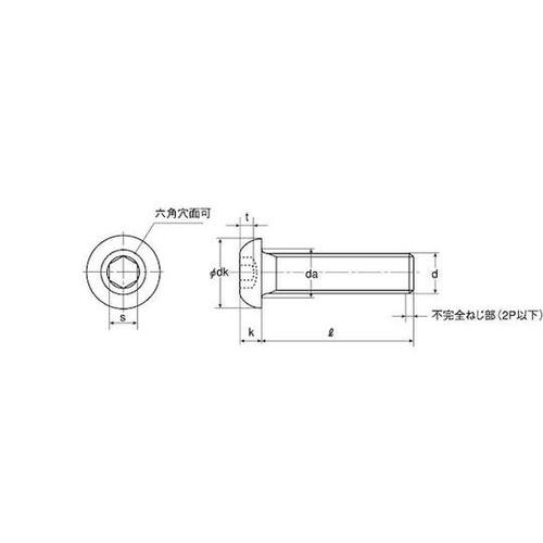 ボタンCAP(細目 P−1.25 10×