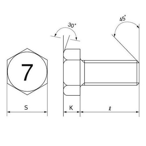 クロメート 7マークBT 全ネジ 細目