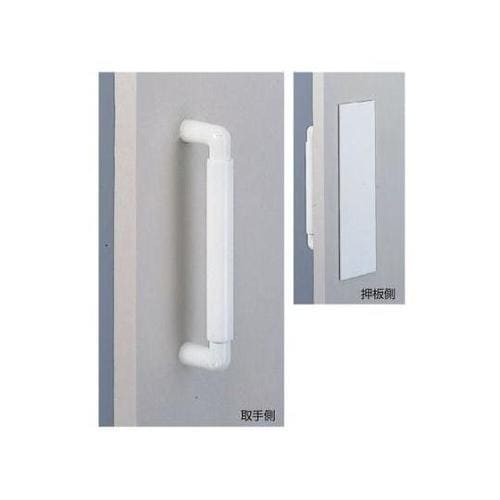 NO−186クリーン取手(取手+押板)白