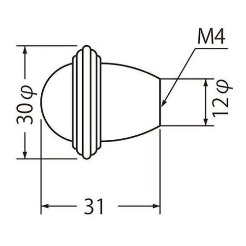 KB−63 クロノスツマミブラック/純金