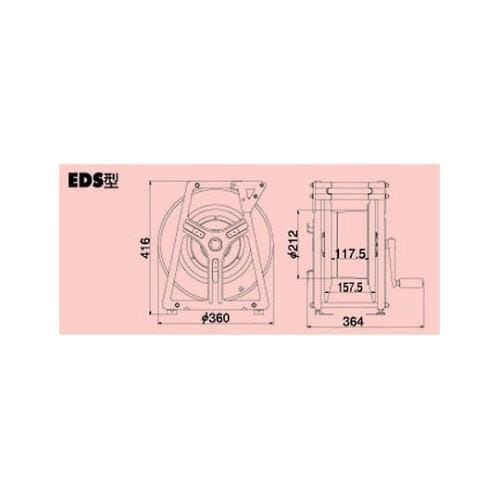 EDS−2038 溶接ケーブルリール