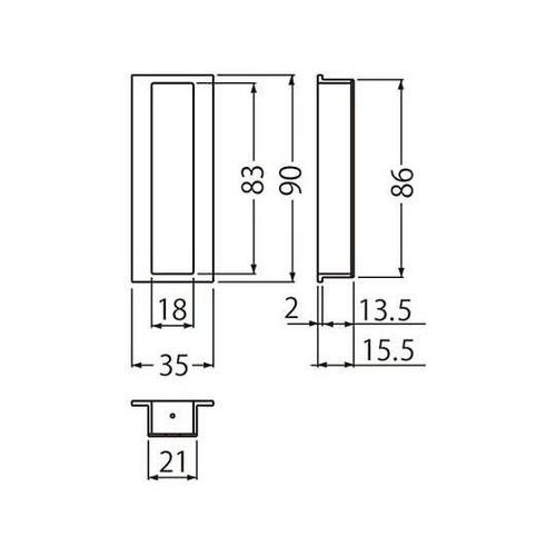 T−12セルシオ戸引手90SG/仙徳
