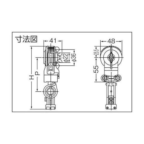 CK01 樹脂製ケーブル滑車CK−0型